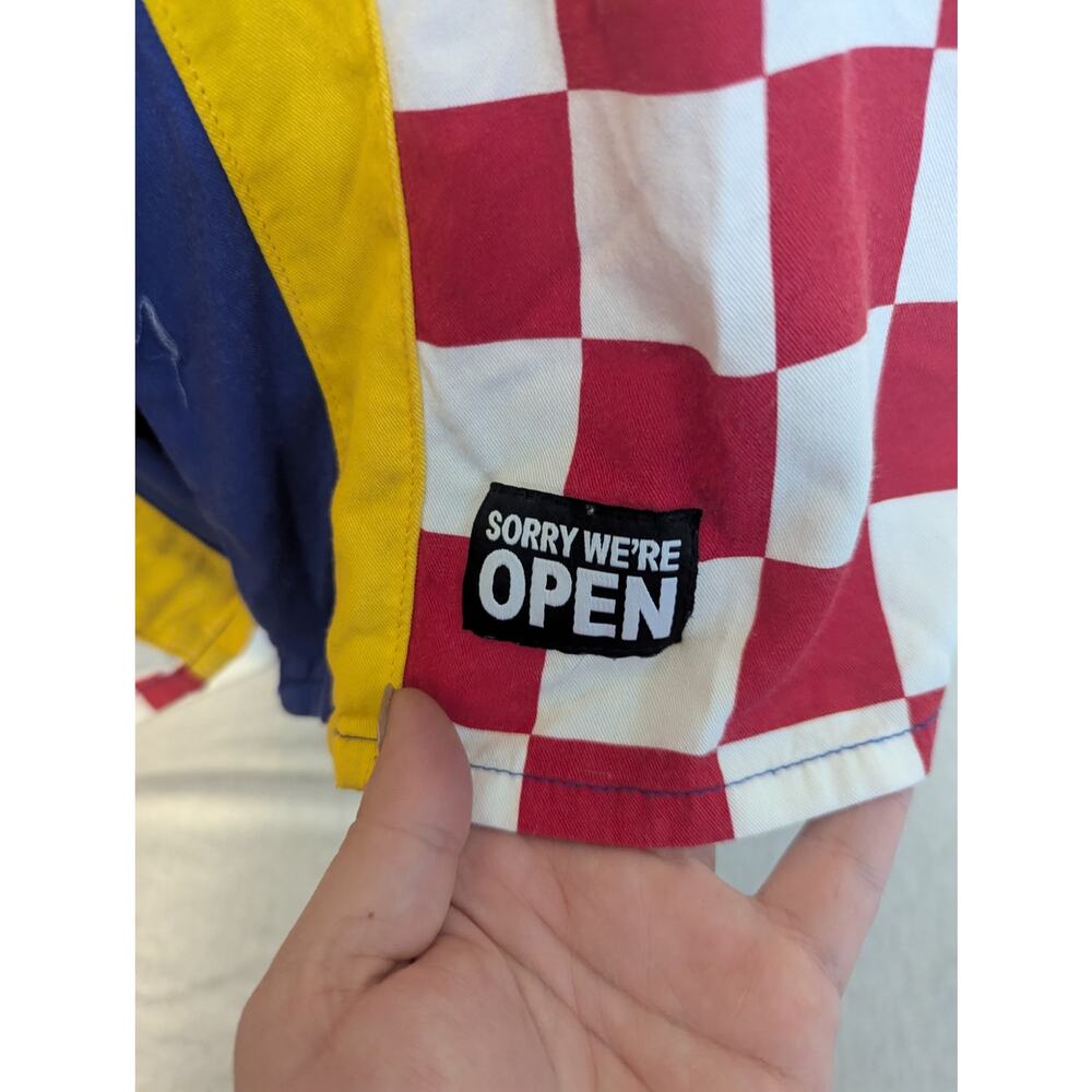 Lazy Oaf Check Please Checkerboard Bowling Shirt - image 5